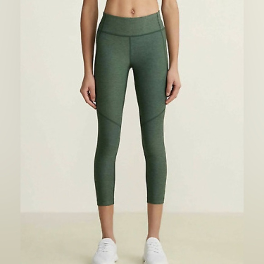Outdoor Voices Olive Green 3/4 Leggings